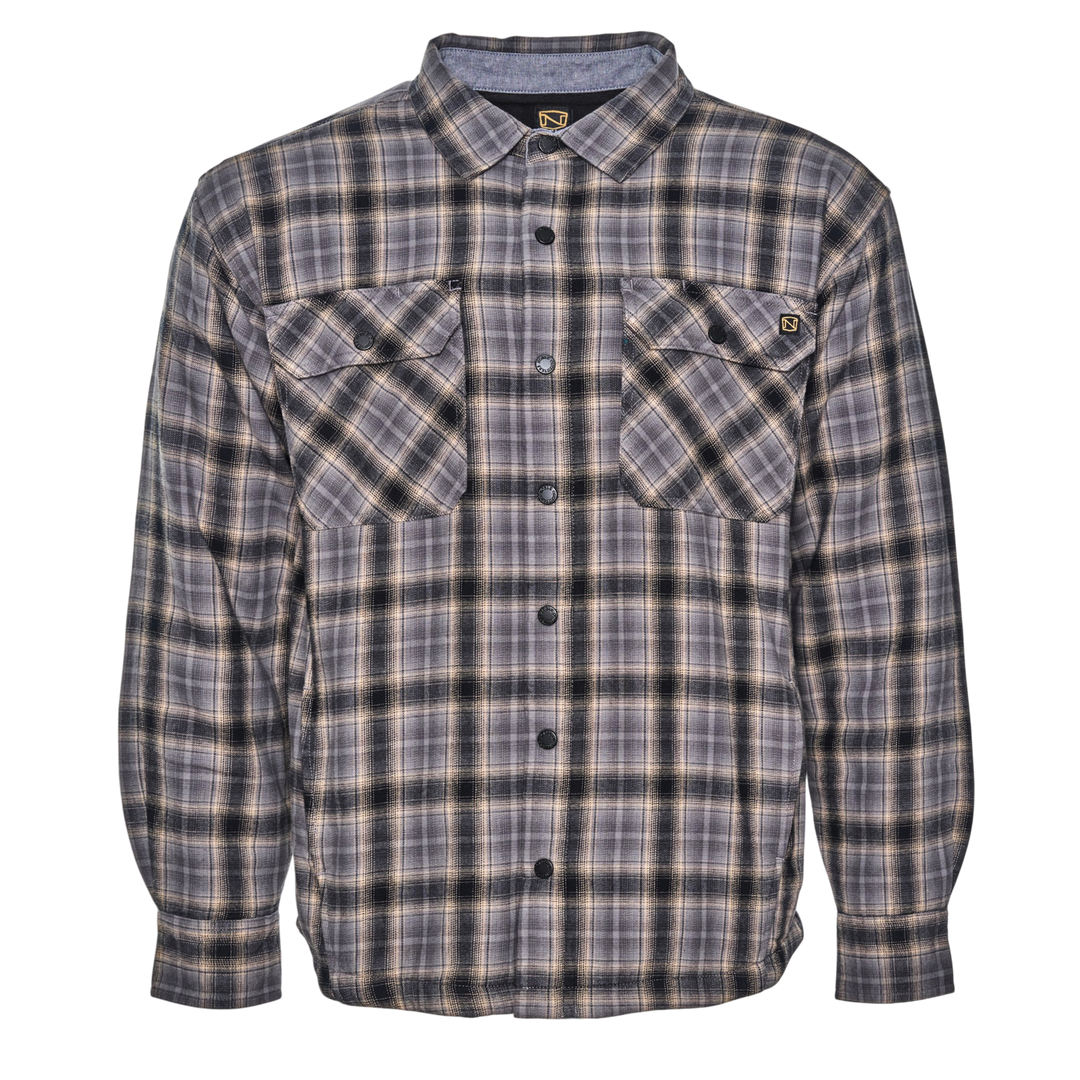 Men's Fleece Lined Flannel Shirt Jacket