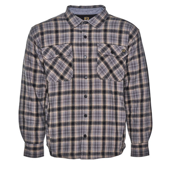 Men's Fleece Lined Flannel Shirt Jacket
