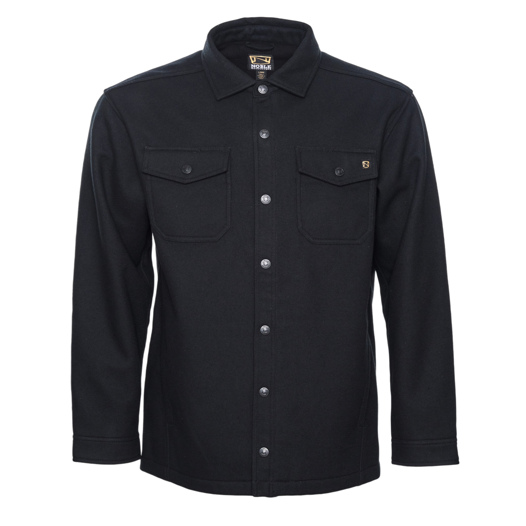 Men's Snap Front Shirt Jacket