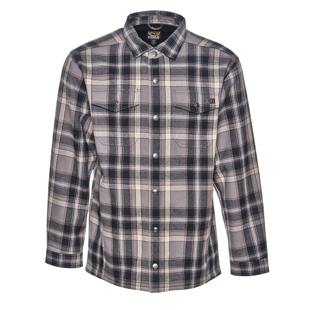 Men's Snap Front Shirt Jacket