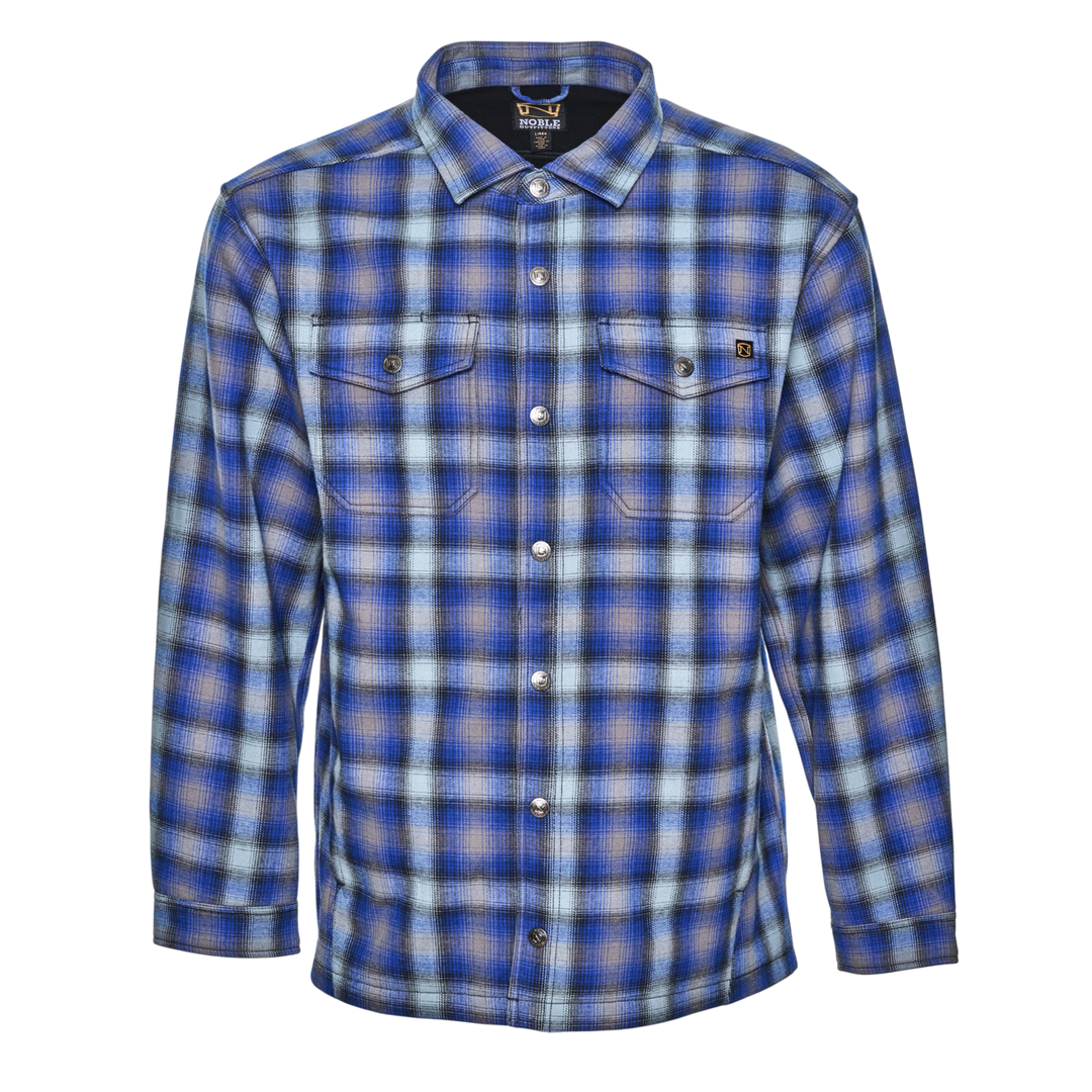 Men's Snap Front Shirt Jacket