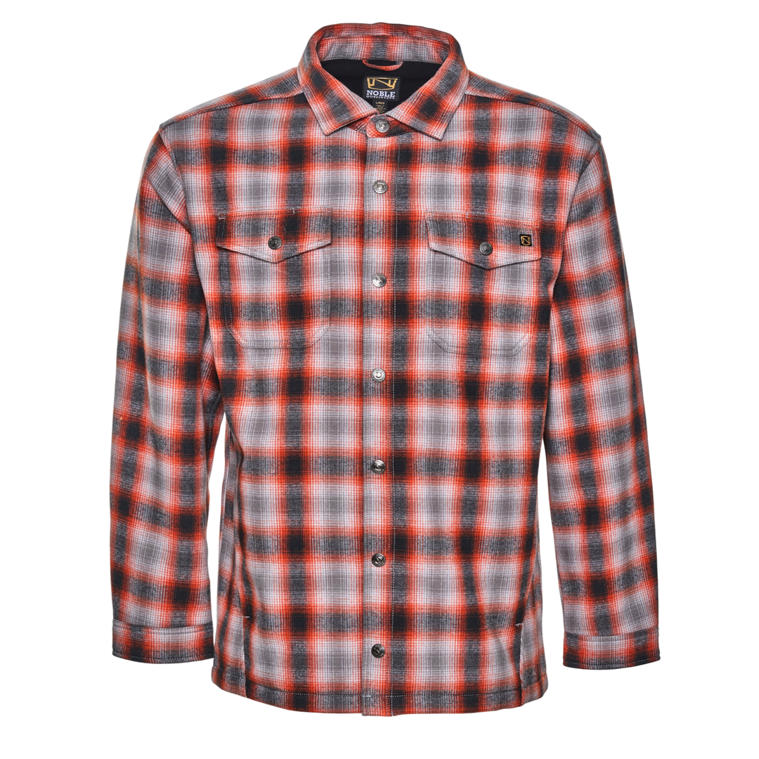 Men's Snap Front Shirt Jacket