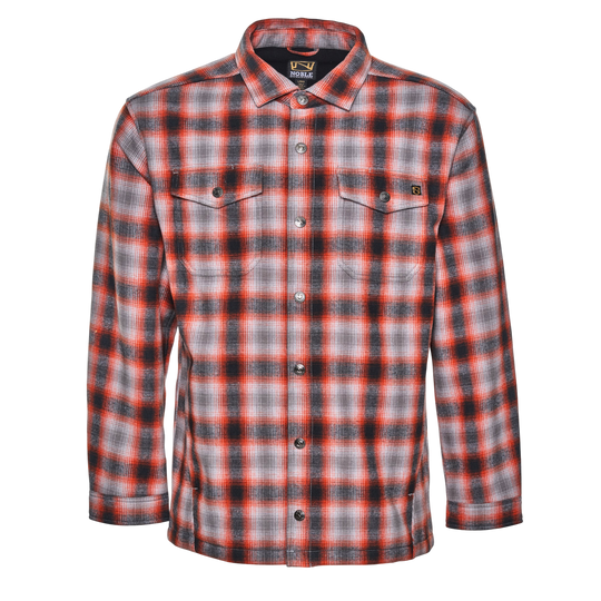 Men's Snap Front Shirt Jacket