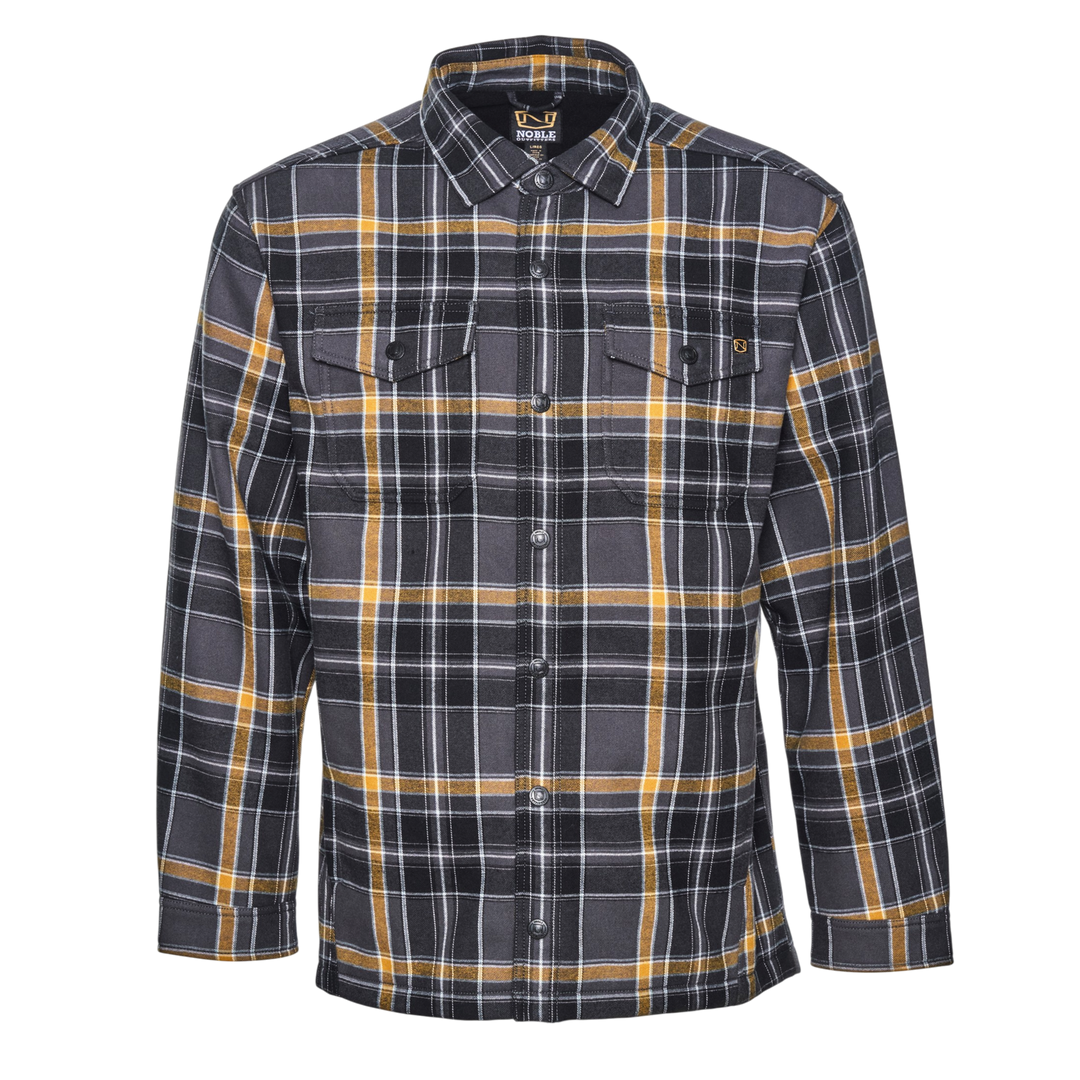 Men's Snap Front Shirt Jacket