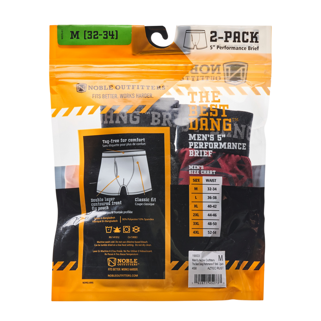 Men's The Best Dang™ Performance 5” Brief – 2 Pack