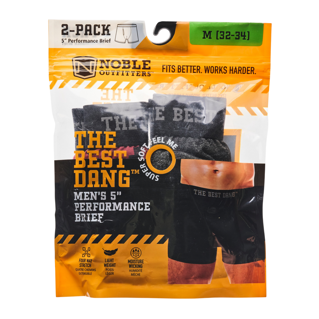 Men's The Best Dang™ Performance 5” Brief – 2 Pack