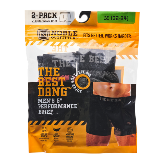 Men's The Best Dang™ Performance 5” Brief – 2 Pack