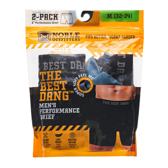 Men's The Best Dang™ Performance 8” Brief – 2 Pack