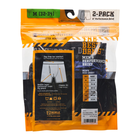 Men's The Best Dang™ Performance 8” Brief – 2 Pack