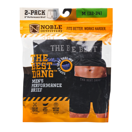 Men's The Best Dang™ Performance 8” Brief – 2 Pack