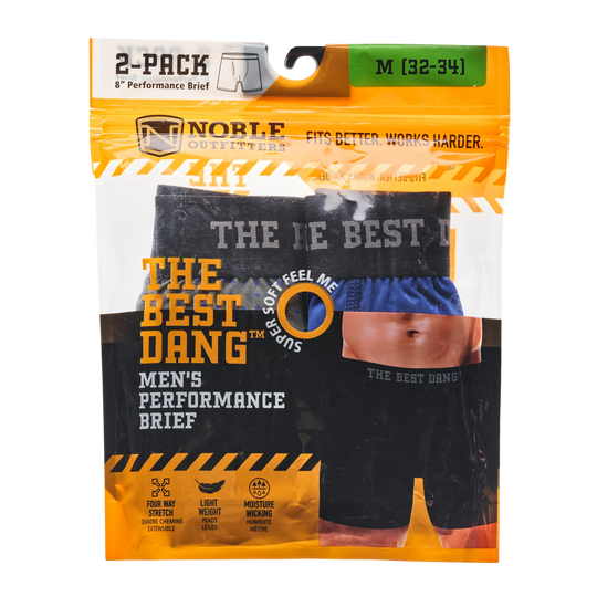 Men's The Best Dang™ Performance 8” Brief – 2 Pack