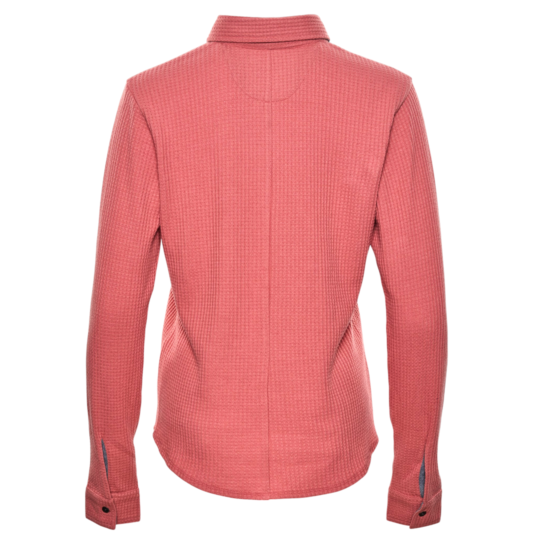 Women's Knit Tug-Free™ Button Down