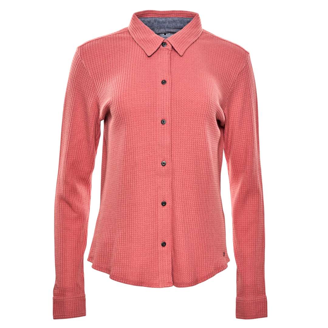 Women's Knit Tug-Free™ Button Down