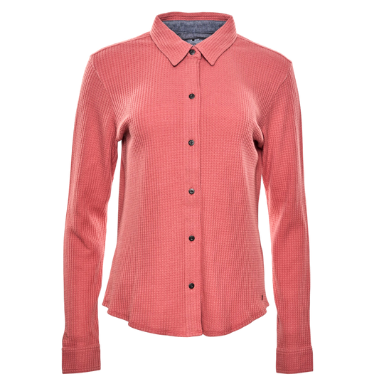 Women's Knit Tug-Free™ Button Down