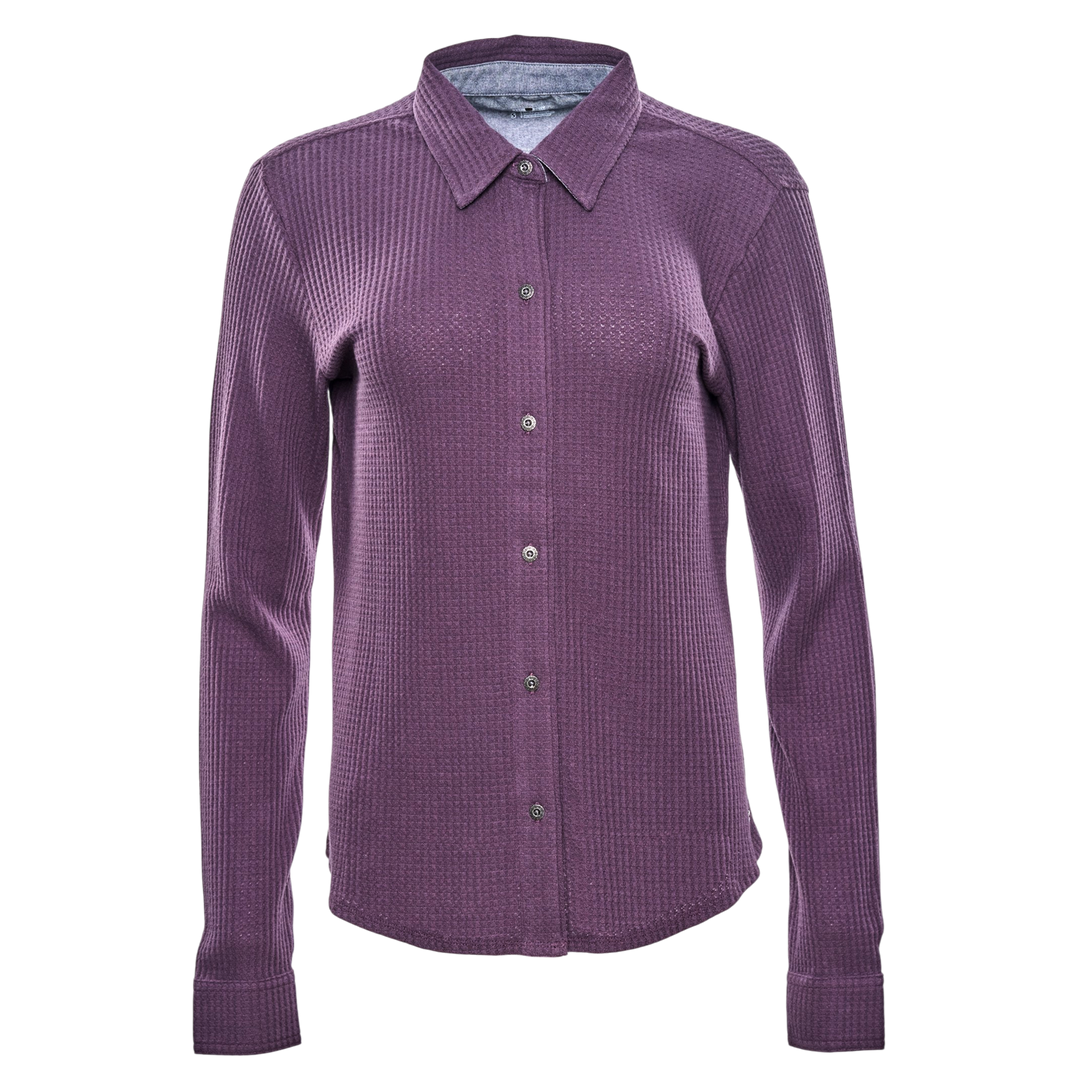 Women's Knit Tug-Free™ Button Down