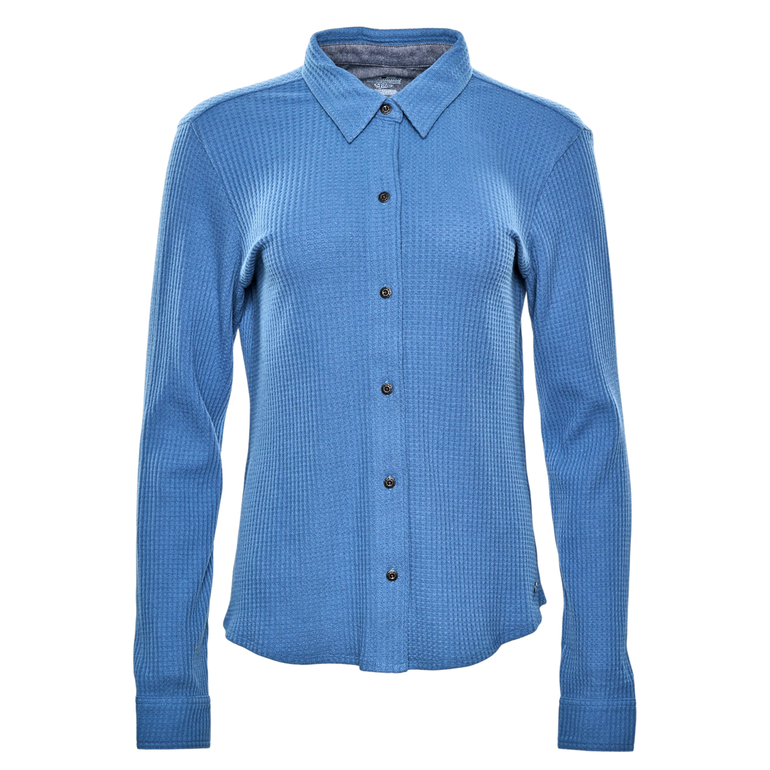 Women's Knit Tug-Free™ Button Down