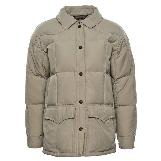 Snap Front Puffer Jacket