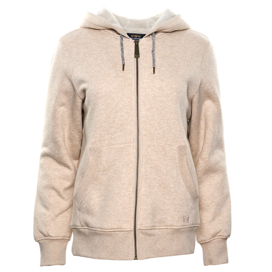 Sherpa Lined Full Zip Hoodie with water resistant finish