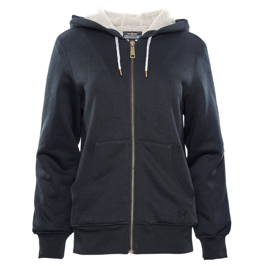 Sherpa Lined Full Zip Hoodie with water resistant finish