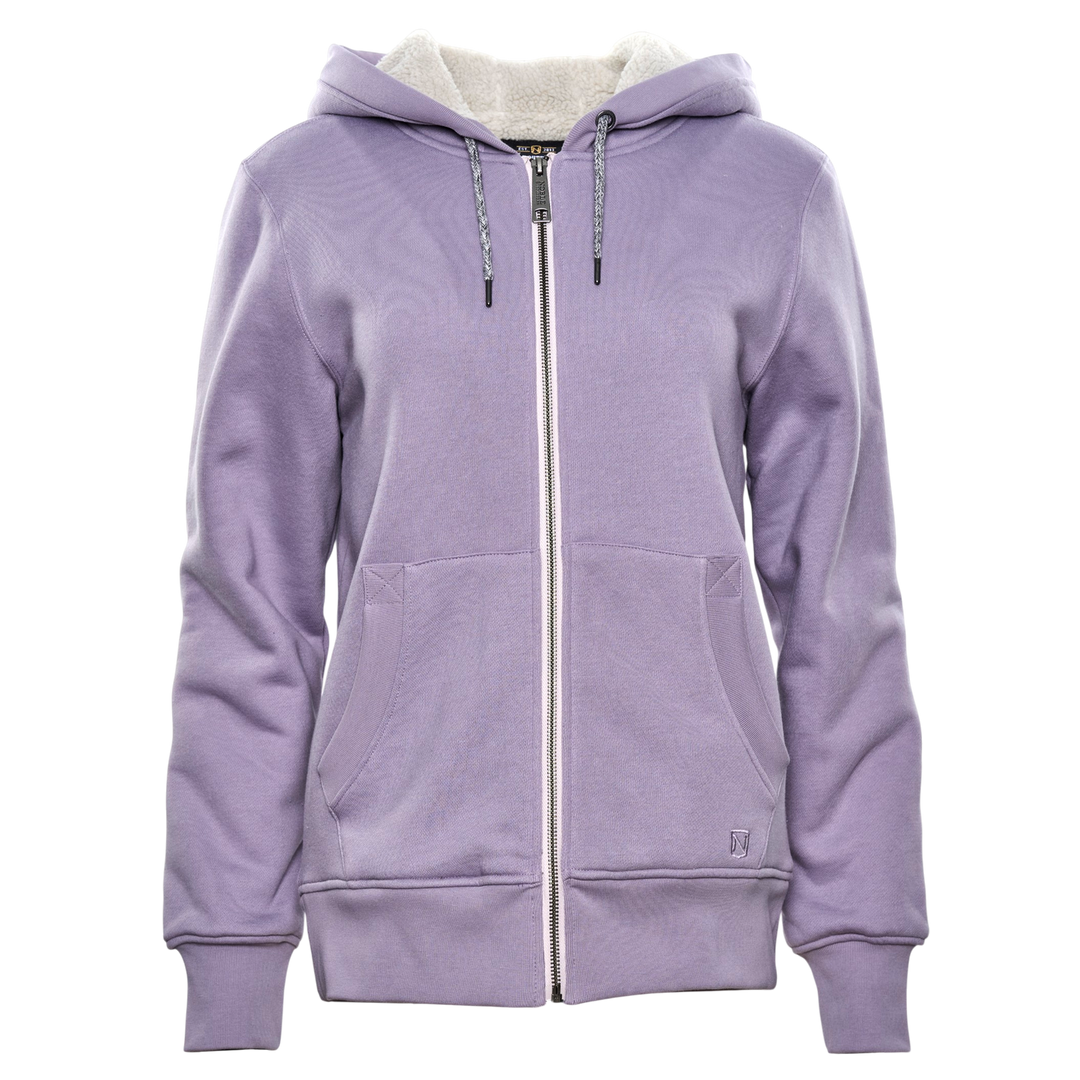 Sherpa Lined Full Zip Hoodie with water resistant finish