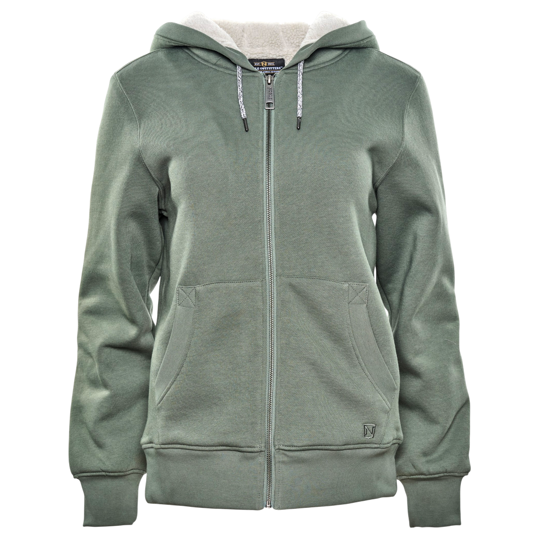 Sherpa Lined Full Zip Hoodie with water resistant finish