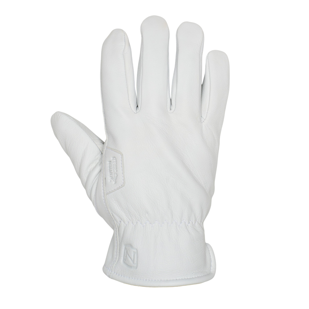 Men's Lined Water Resistant Leather Goatskin Work Glove