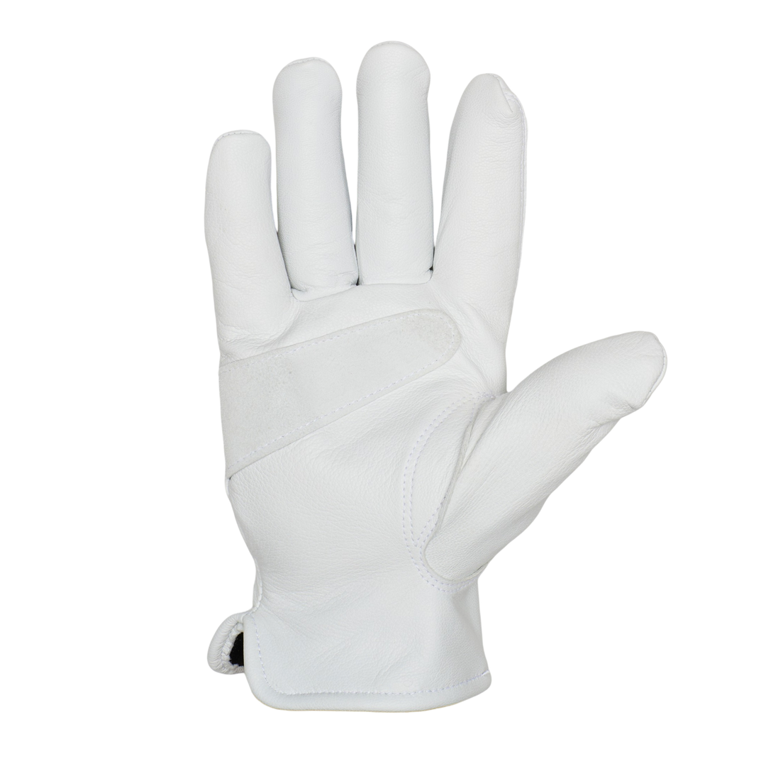 Men's Lined Water Resistant Leather Goatskin Work Glove