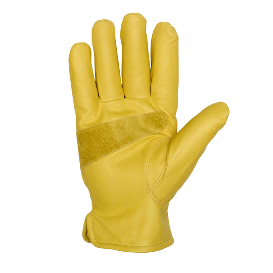 Men's Lined Water Resistant Leather Cowhide Work Glove