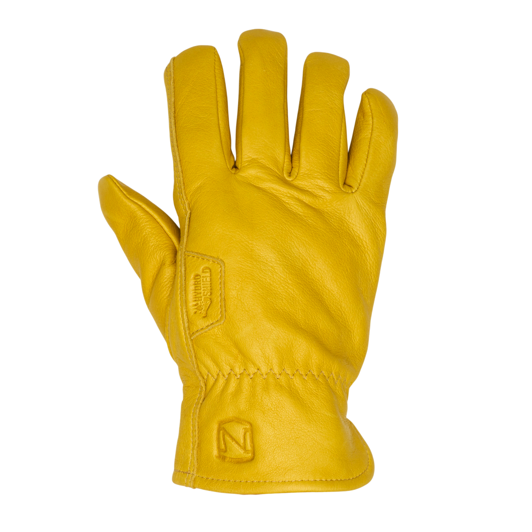 Women's Lined Water Resistant Leather Cowhide Work Glove
