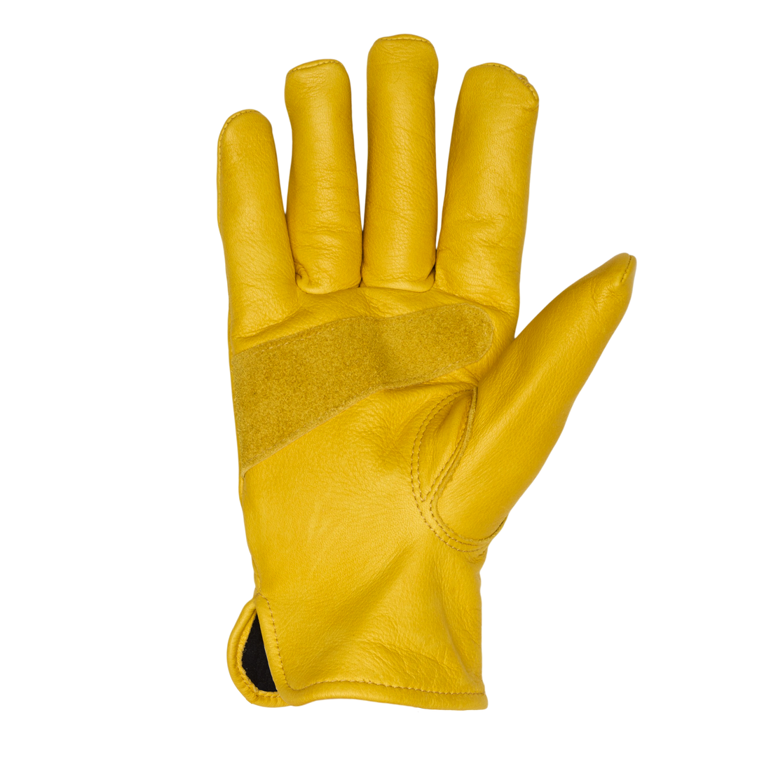 Women's Lined Water Resistant Leather Cowhide Work Glove