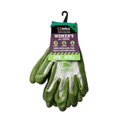Noble Outfitters® Women’s Nitrile Dip Glove – 2pk