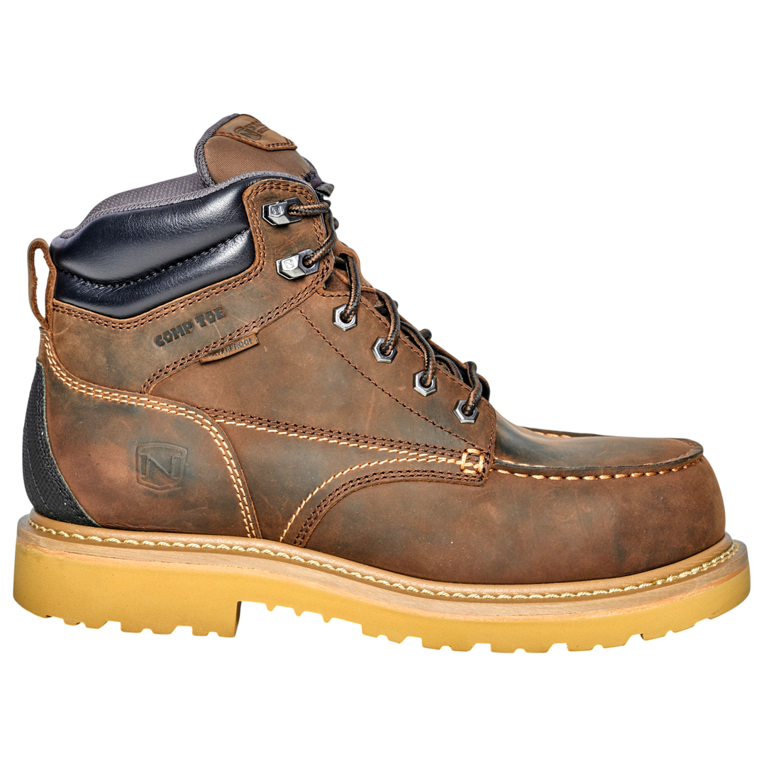 Men's STRIKE 6" Work Boot Waterproof Composite Safety Toe