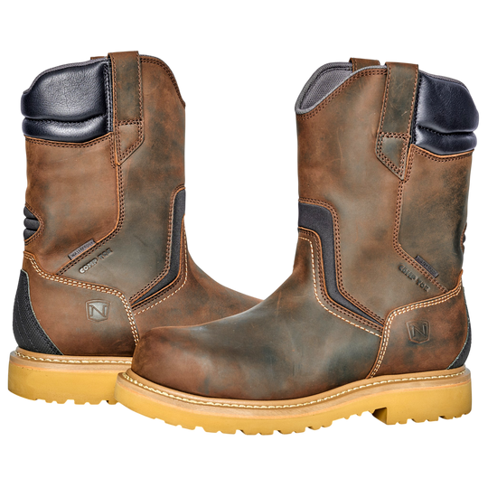 Men's STRIKE Wellington Work Boot Waterproof Composite Safety Toe