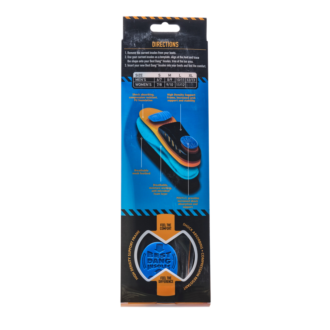 Men's Best Dang Insoles™ GEL Support Medium Arch