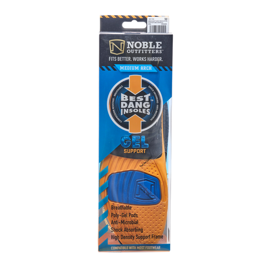 Men's Best Dang Insoles™ GEL Support Medium Arch