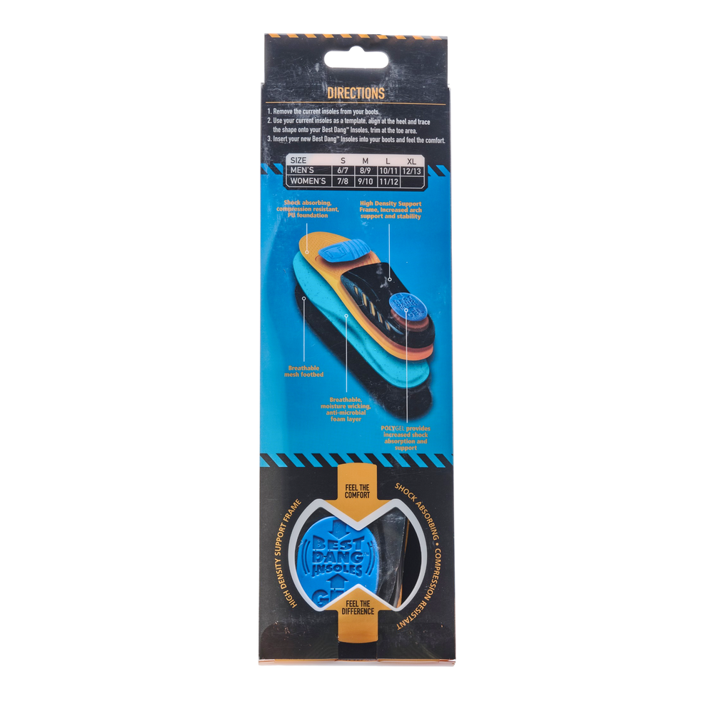 Men's Best Dang Insoles™ GEL Support High Arch