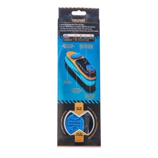 Men's Best Dang Insoles™ GEL Support High Arch