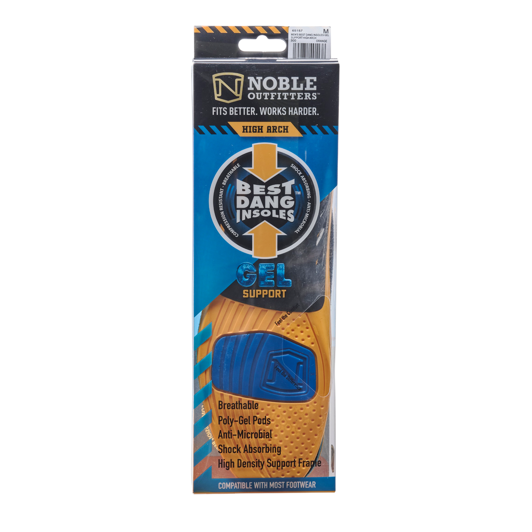 Men's Best Dang Insoles™ GEL Support High Arch