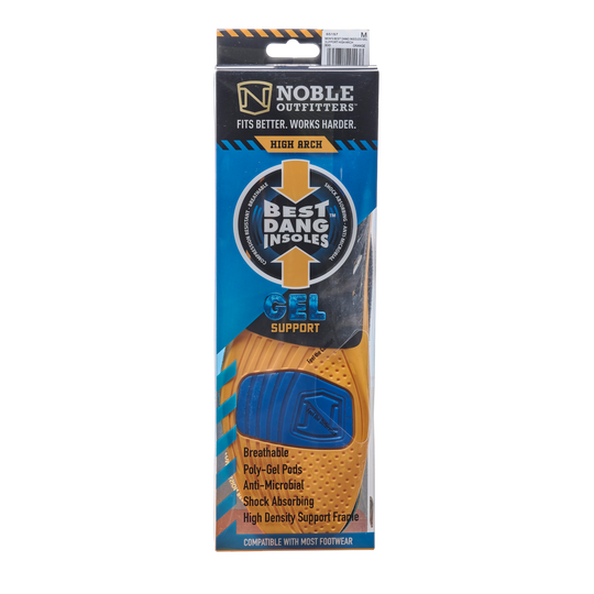 Men's Best Dang Insoles™ GEL Support High Arch