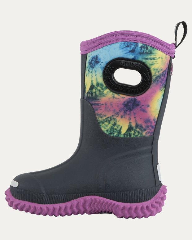 Purple Tie Dye / Black